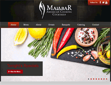 Tablet Screenshot of malabaramericancooking.com